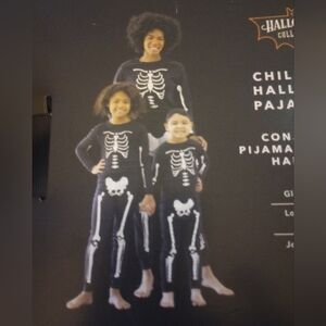The Halloween Collection Skeleton Halloween Pajama Set for Kids (Unisex) NWT